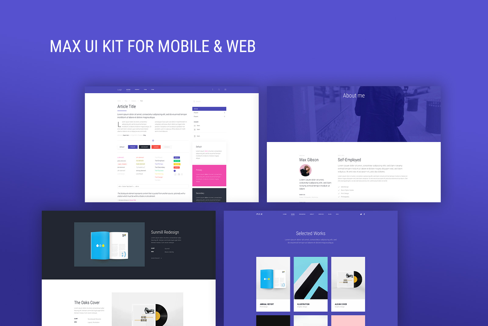 resources post max ui kit